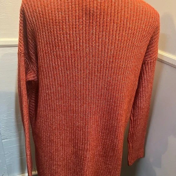 CAbi Women's Cable Knit Sweater - Rust - Picture 2 of 9